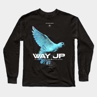 Way Up Flying Bird Long Sleeve T-Shirt
